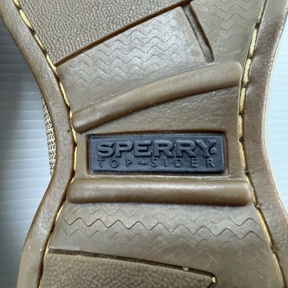 Sperry Top-Sider Men’s Leather Boat Shoes Brown Size 13 M Moc Toe Lace Up